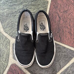Vans Black Slip-On Shoes